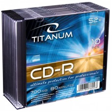 Cd-R 700 Mb 52X Titanum Slim Case